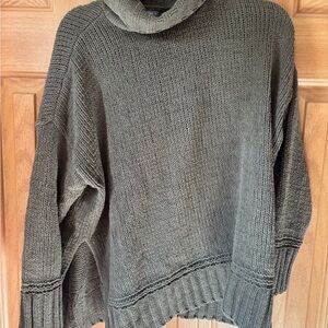 Cozy Green Turtleneck Sweater